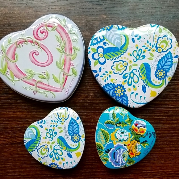 4 Brighton Jewelry Tins - Picture 1 of 5